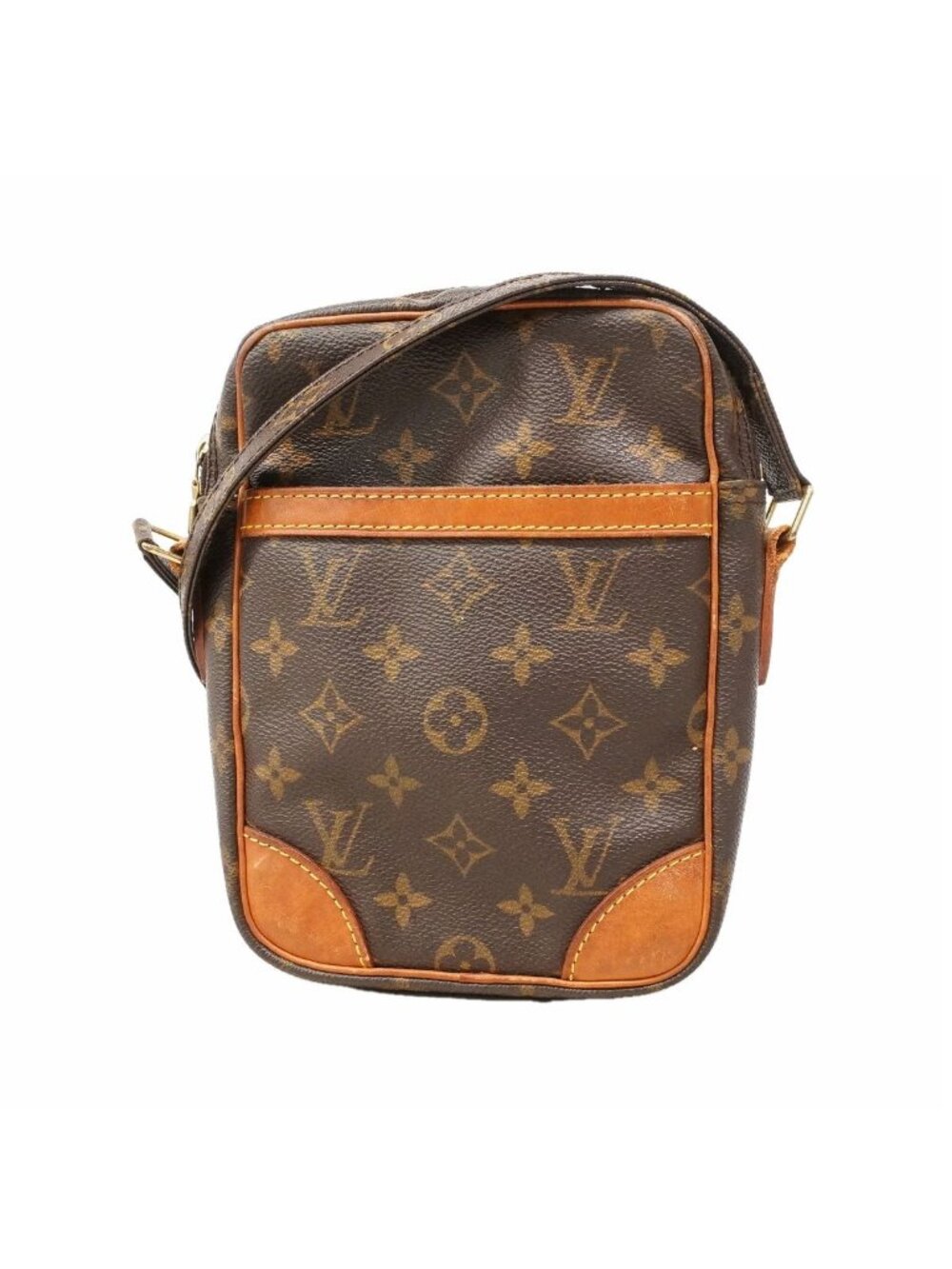 Louis Vuitton Shoulder Bag Monogram Danube Brown